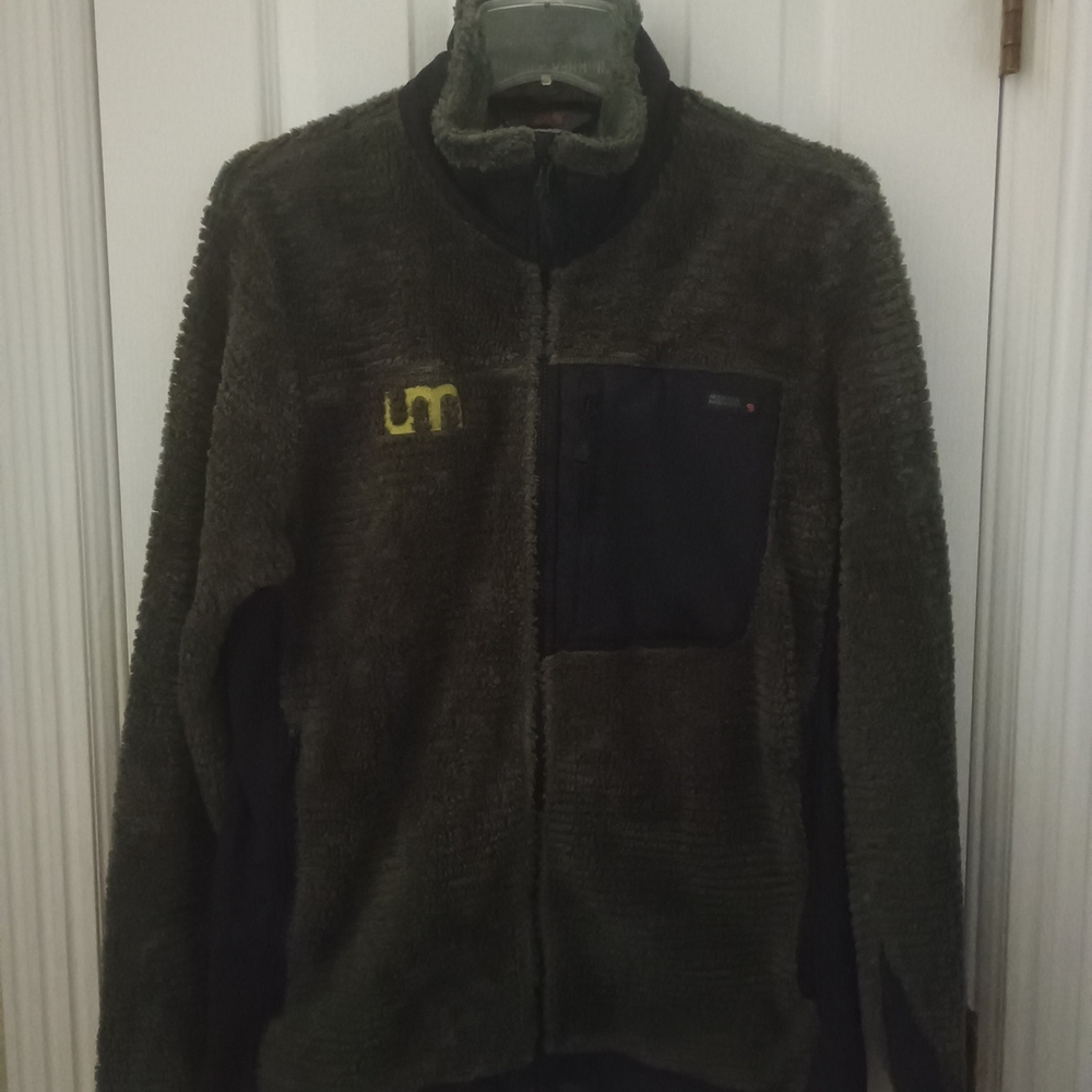 Women's Mountain Hardware Green Fleece Jacket Sz Large
